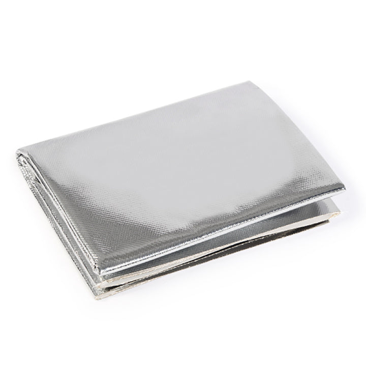 Mishimoto Aluminum Silica Heat Barrier W/ Adhesive Backing, 12in x 24in - Bull Strap