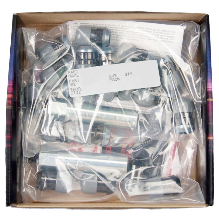 McGard SplineDrive Tuner 5 Lug Install Kit w/Locks & Tool (Cone) M12X1.5 / 13/16 Hex - Blk - Bull Strap