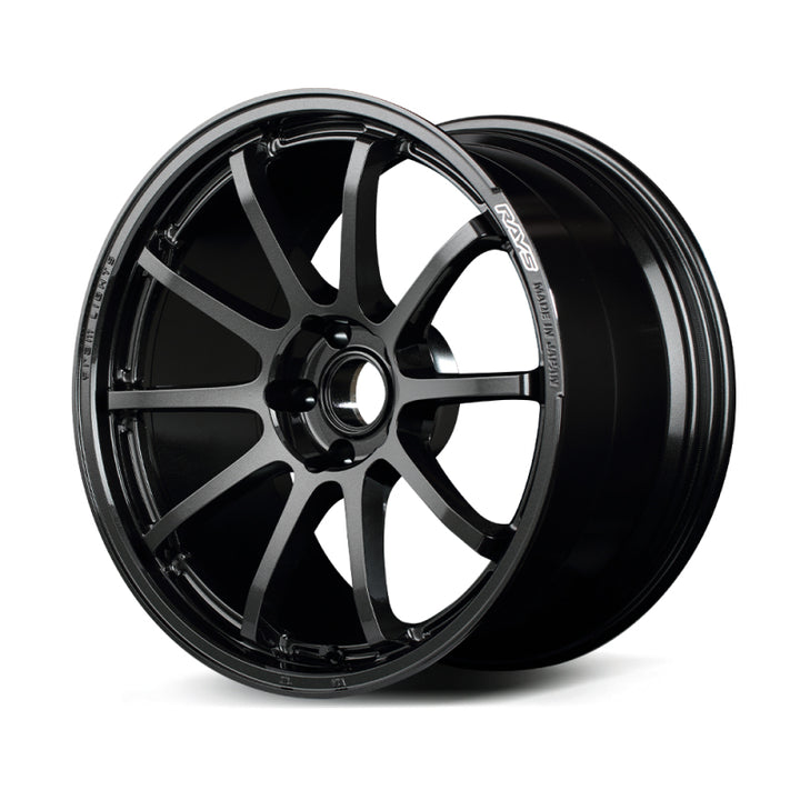 Gram Lights 57NR 18x9.5 +38 5-114.3 Glass Black Wheel - Bull Strap