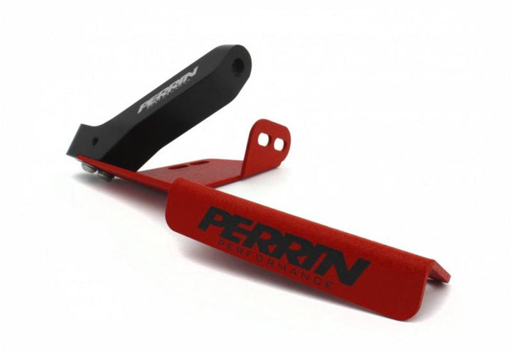PERRIN 08-14 Subaru STI / 07-09 Legacy GT & OBXT Master Cylinder Bracket - Red - Bull Strap