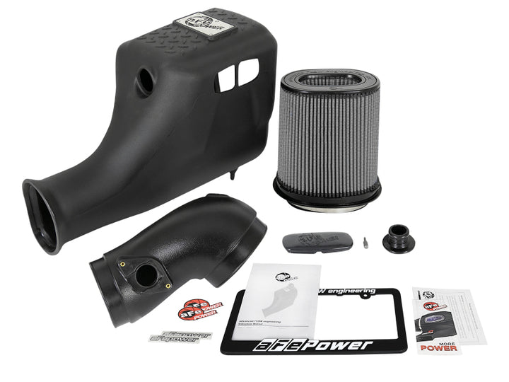 aFe MagnumForce Stage 2 Si Cold Intake System w/PDS 03-07 Ford Diesel Trucks V8-6.0L - Bull Strap