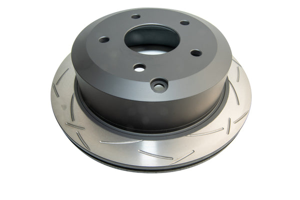 DBA 05 Pontiac GTO Rear Slotted 4000 Series Rotor - Bull Strap