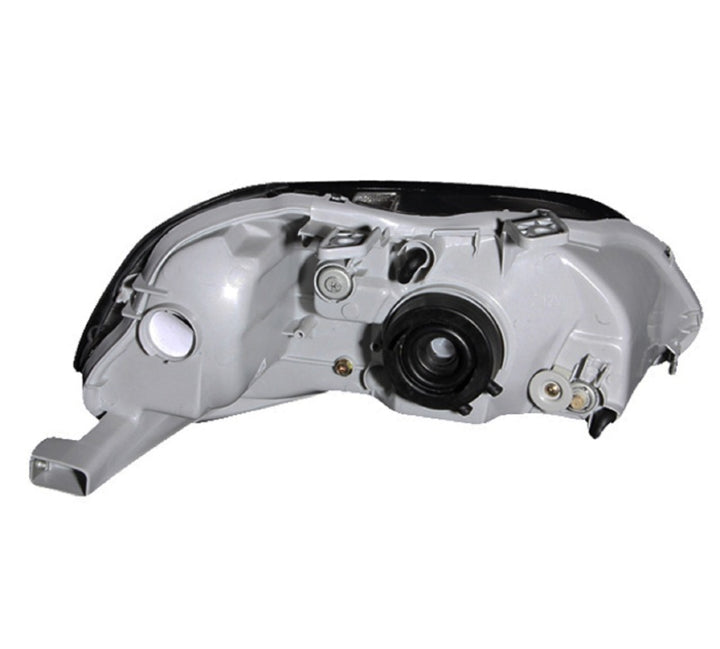 ANZO 1999-2000 Honda Civic Crystal Headlights Chrome - Bull Strap