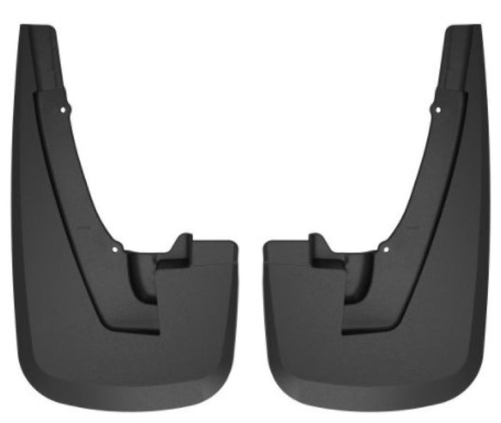 Husky Liners 19-22 RAM 2500/3500 w/o OEM Fender Flares Custom Front Mud Guards - Black - Bull Strap