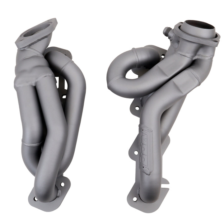 BBK 96-04 Mustang GT Shorty Tuned Length Exhaust Headers - 1-5/8 Titanium Ceramic - Bull Strap