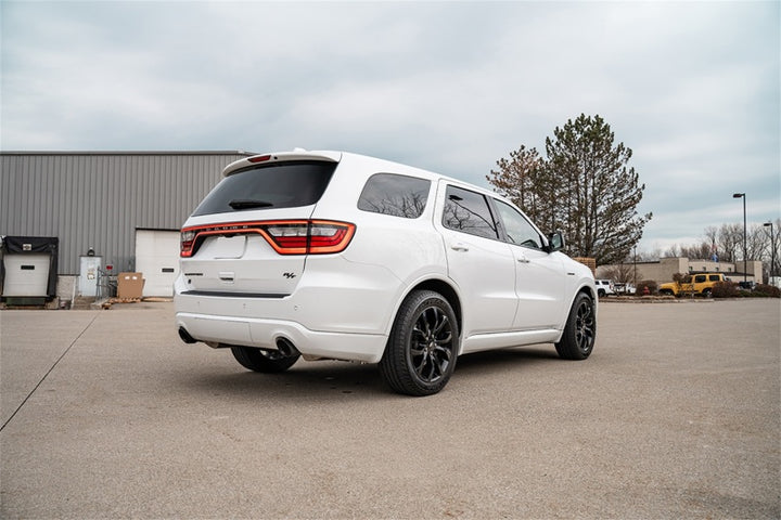 Corsa 2011-2025 Dodge Durango Xtreme 2.5in Cat-Back Dual Rear Exit w/ Single 4.5in Black PVD Tips - Bull Strap