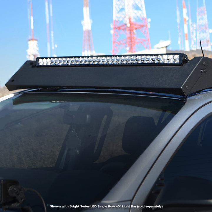 Go Rhino 24-25 Toyota Tacoma Double Cab Pickup Ceros Low Profile Roof Rack - Tex. Blk - Bull Strap