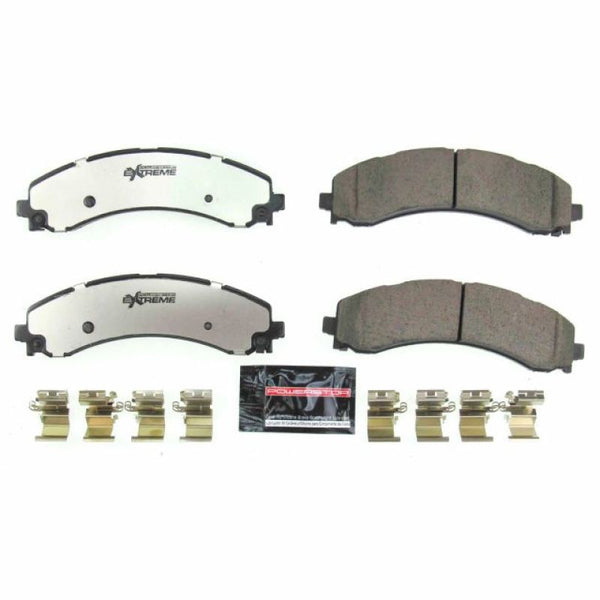 Power Stop 2019 Ram 3500 Rear Z36 Truck & Tow Brake Pads w/Hardware - Bull Strap