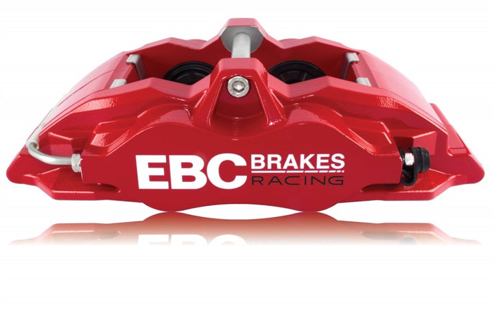 EBC Racing 05-11 Ford Focus ST (Mk2) Front Right Apollo-4 Red Caliper - Bull Strap