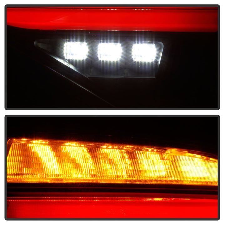 Spyder 08-14 Subara Impreza WRX Hatchback LED Tail Lights Seq Signal Blk Smoke ALT-YD-SI085D-SEQ-BSM - Bull Strap