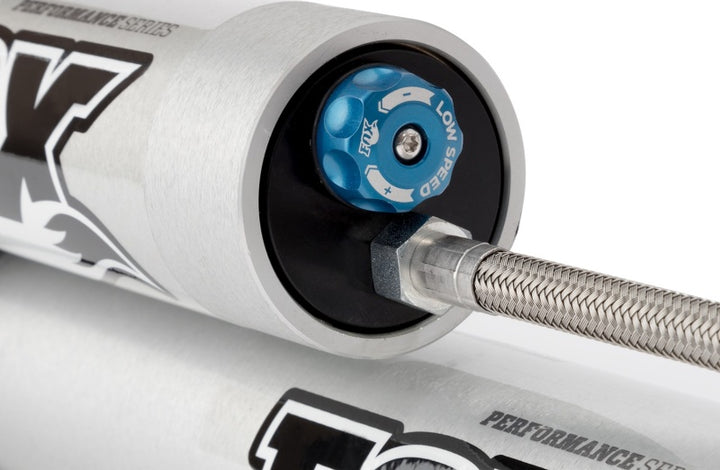 Fox 03+ 4Runner 2.0 Perf Series 9.1in. Smooth Body Remote Res. Rear Shock CD Adjuster / 0-1.5in Lift - Bull Strap