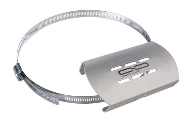 Giant Loop Hot Springs Heat Shield - Brushed Aluminum - Bull Strap