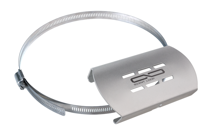 Giant Loop Hot Springs Heat Shield - Brushed Aluminum - Bull Strap