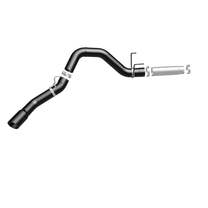 MagnaFlow 2020 Dodge Ram 3500 6.7L DPF-Back Black 5in Single Passenger Side Rear Exit - Bull Strap