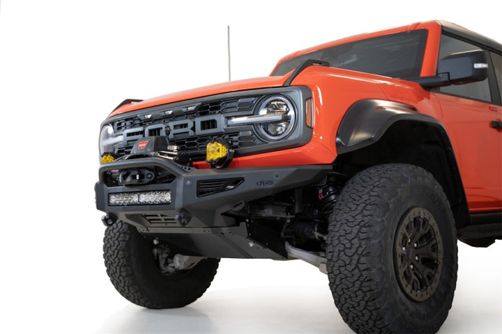 Addictive Desert Designs 22-23 Ford Bronco Raptor Rock Fighter Skid Plate - Bull Strap