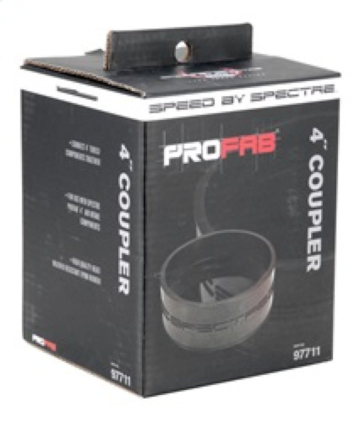 Spectre Coupler 4in. ID - Black - Bull Strap