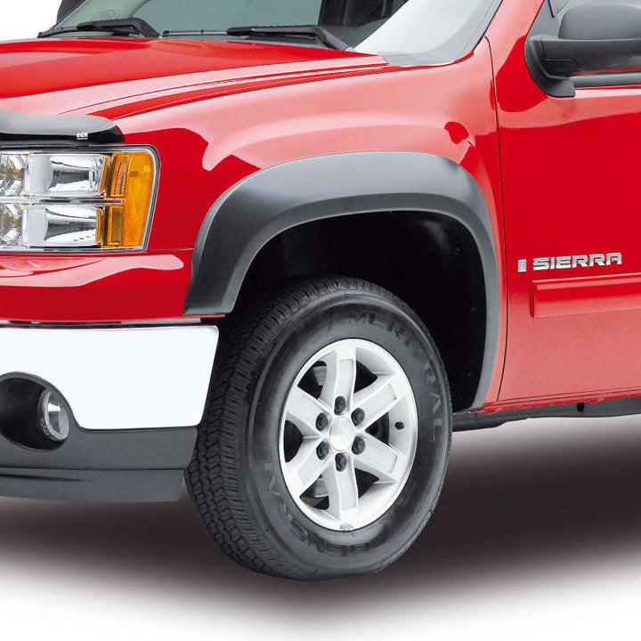 EGR 07-13 GMC Sierra LD 5.8ft Bed Rugged Look Fender Flares - Set (751414) - Bull Strap