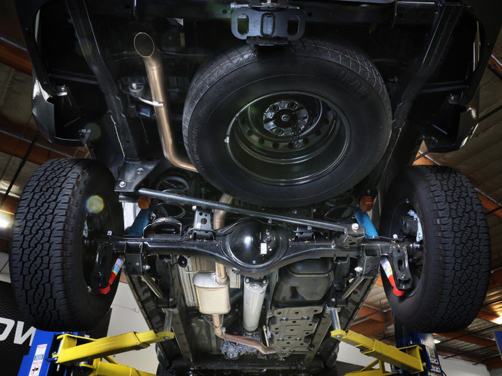 aFe 2024 Toyota Tacoma L4 2.4L MACH Force-Xp Hi-Tuck 2.5in 304 SS Steel Cat-Back Exhaust - Bull Strap