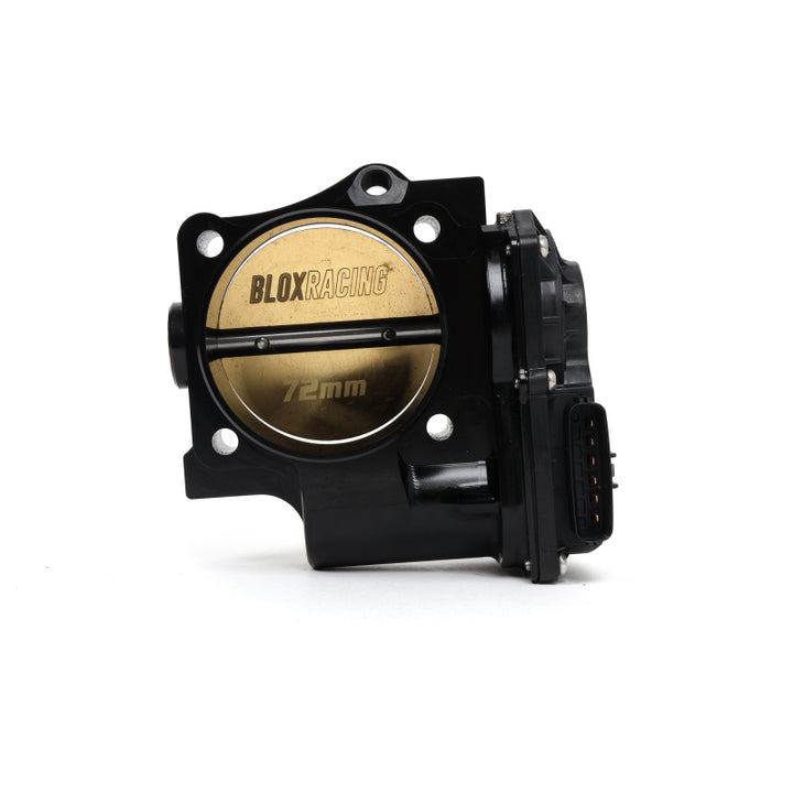 BLOX Racing 06-11 Honda Civic Si DBW 72mm Billet Throttle Body - Black - Bull Strap