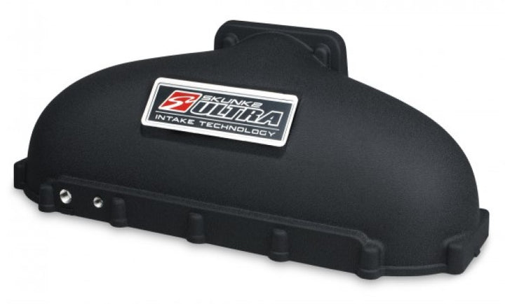 Skunk2 Ultra Race Series Centerfeed Plenum - Black - Bull Strap