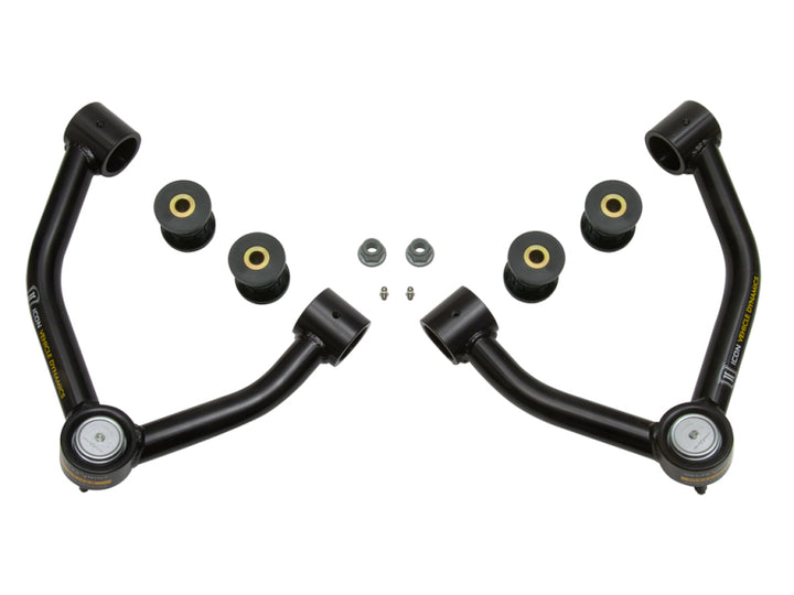 ICON 2015+ Chevrolet Colorado Tubular Upper Control Arm Delta Joint Kit - Bull Strap