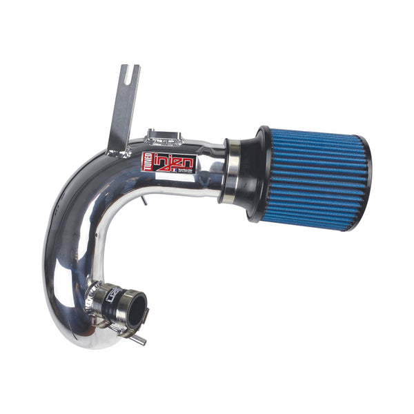 Injen 09-11 Mitsubishi Ralliart 2.0L 4cyl Turbo Polished Tuned Short Ram Intake System w/ MR Tech - Bull Strap
