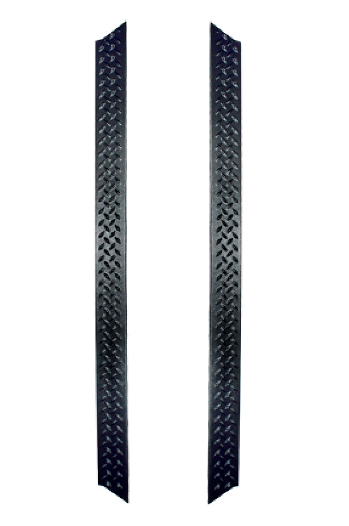 Rugged Ridge Rocker Side Panels Body Armor 97-06 Jeep Wrangler TJ - Bull Strap