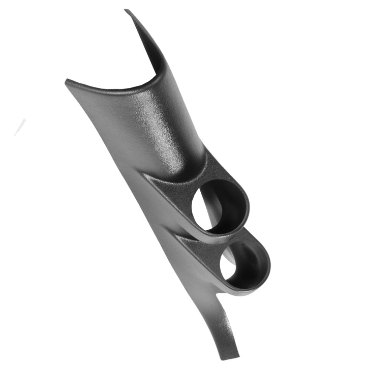 Autometer 05-09 Ford Mustang 52mm Black Dual Pillar Pod - Bull Strap