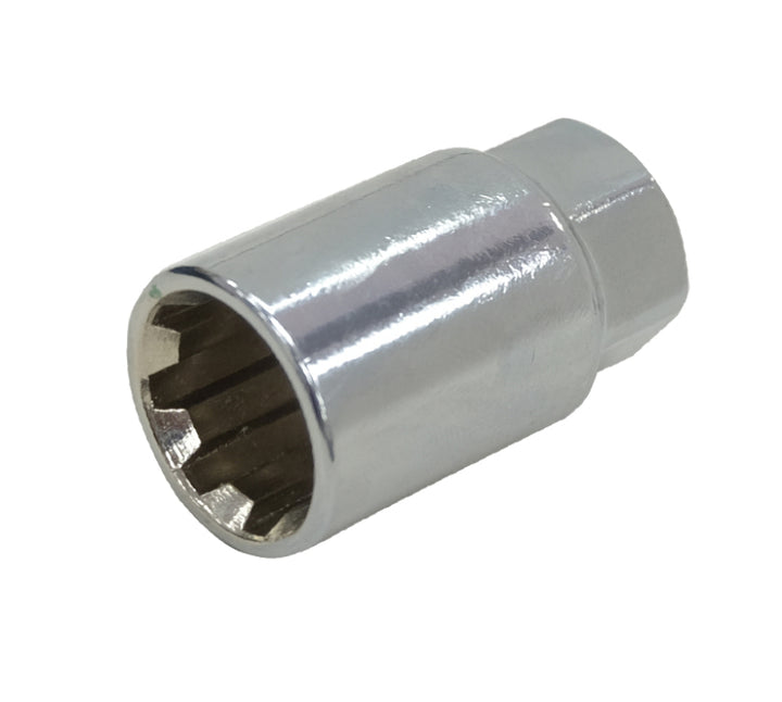 NRG Lug Nut Lock Key Socket Black - For Use w/ LN-LS700 Style Lug Nuts - Bull Strap