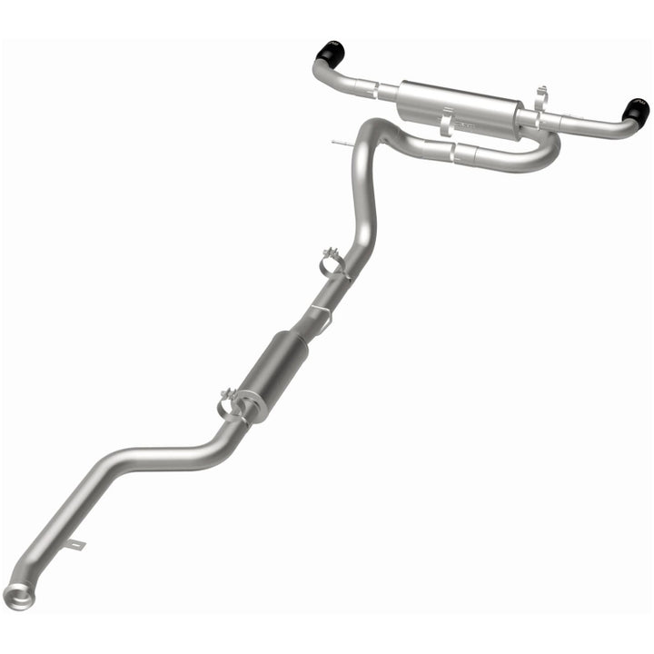MagnaFlow 24-26 Ineos Grenadier Overland Series Black Chrome Cat-Back Performance Exhaust System - Bull Strap