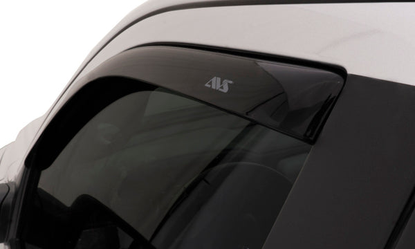 AVS 04-15 Nissan Titan King Cab Ventvisor In-Channel Window Deflectors 2pc - Smoke - Bull Strap