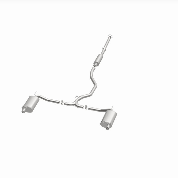 MagnaFlow CatBack 2018 Honda Accord L4 2.0LGAS 2.5in Dual Outlet Stainless Street Series Exhaust - Bull Strap