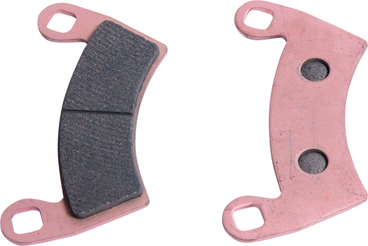 QuadBoss 14-16 Polaris ACE 325 Front Left Sintered Brake Pad - Bull Strap