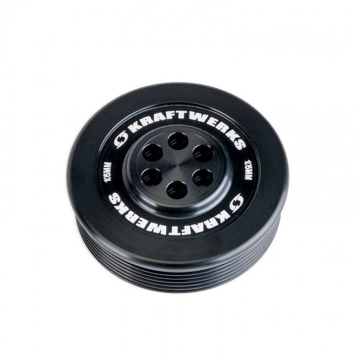 KraftWerks Supercharger Ribbed Pulley - 105MM 7 Rib - Bull Strap