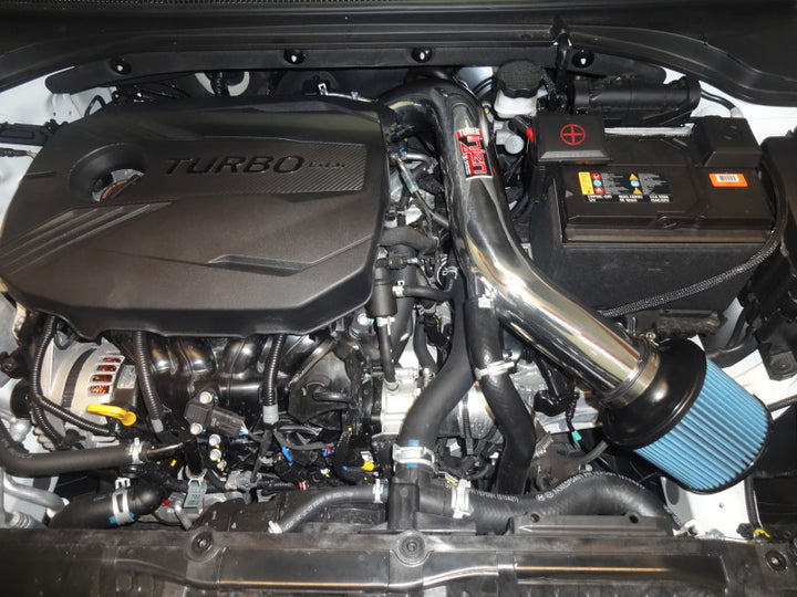 Injen 18-20 Hyundai Veloster L4-1.6L Turbo Black Short Ram Cold Air Intake System - Bull Strap