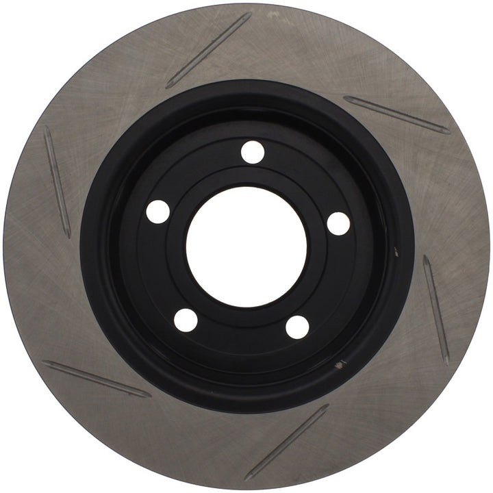 StopTech Power Slot 07-09 Mazdaspeed 3 Slotted Right Rear Rotor - Bull Strap