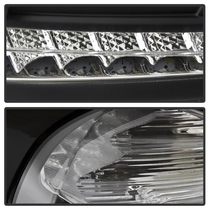 Spyder 15-17 Ford Focus Hatchback LED Tail Lights w/Indicator/Reverse - Black (ALT-YD-FF155D-LED-BK) - Bull Strap