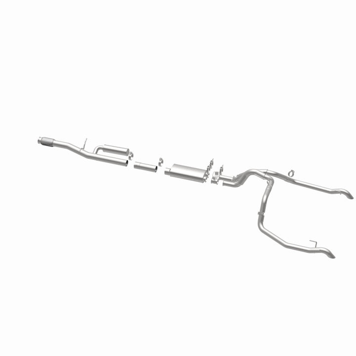 MagnaFlow 24-25 Chevrolet/GMC Silverado/Sierra 1500 ZR2/AT4X Overland Series Cat-Back Exhaust System - Bull Strap