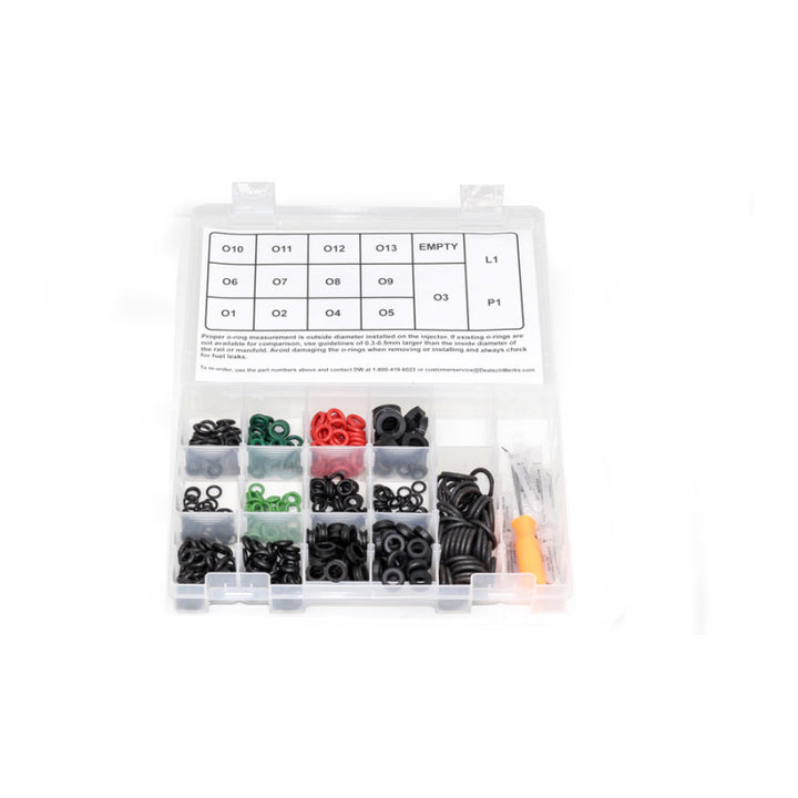 Deatschwerks Master Shop Injector O-Ring Kit (500 Pieces) - Bull Strap