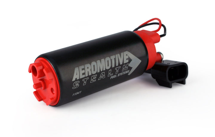 Aeromotive 340 Series Stealth In-Tank E85 Fuel Pump - Offset Inlet - Bull Strap