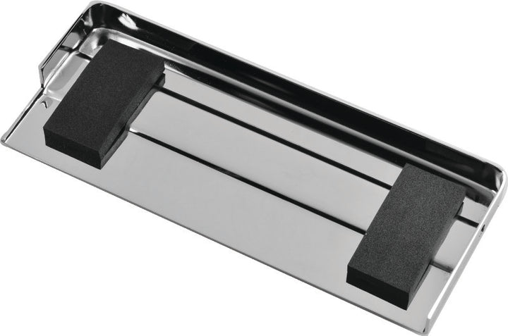 Bikers Choice 73-86 FXE 82-96 XL Chrome Battery Top Cover Replaces H-D 66367-73 - Bull Strap