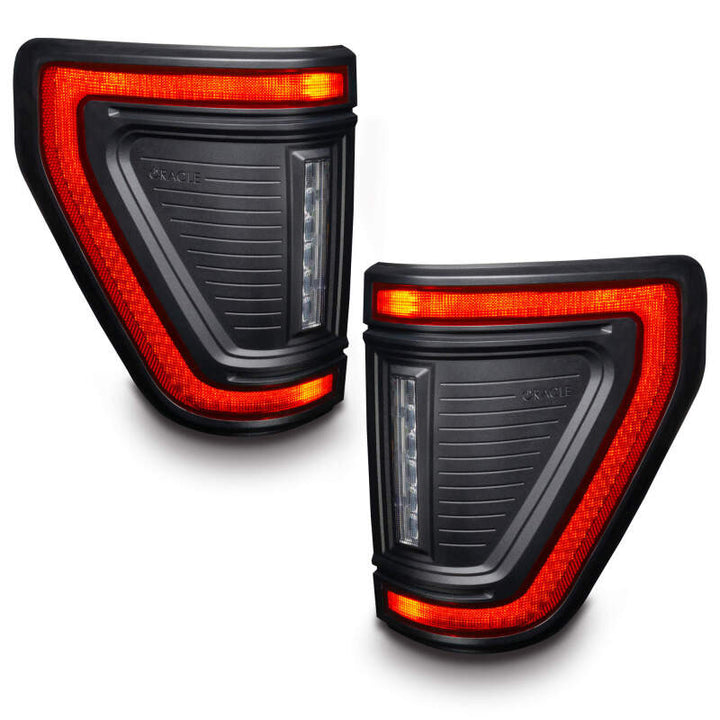 Oracle Lighting 21-24 Ford F-150 Flush Style LED Tail Lights - Bull Strap