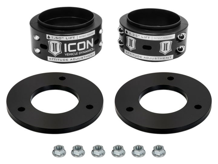 ICON 17-20 Ford Raptor .5-2.25 AAC Leveling Kit - Bull Strap