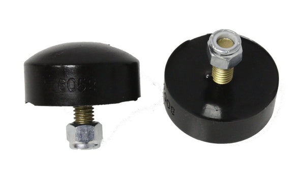 Energy Suspension Black 1 inch Tall Button head Bump Stop Set (2 per set) - Bull Strap