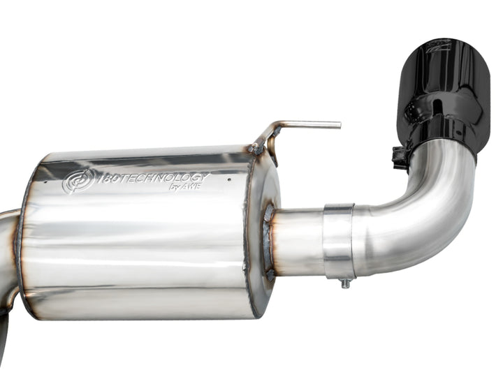AWE 19-23 BMW 330i / 21-23 BMW 430i Base G2X Touring (Excl.Conv) Axle Back Exhaust - Diamond Black - Bull Strap
