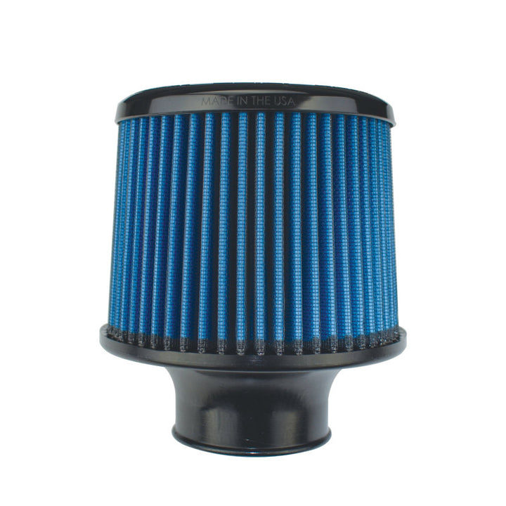 Injen AMSOIL Ea Nanofiber Dry Air Filter - 2.50 Filter 6 Base / 5 Tall / 5 Top - Bull Strap