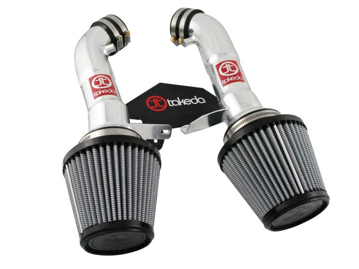 aFe Takeda Intakes Stage-2 PDS AIS PDS Infiniti G37 Coupe 08-12 V6-3.7L (pol) - Bull Strap