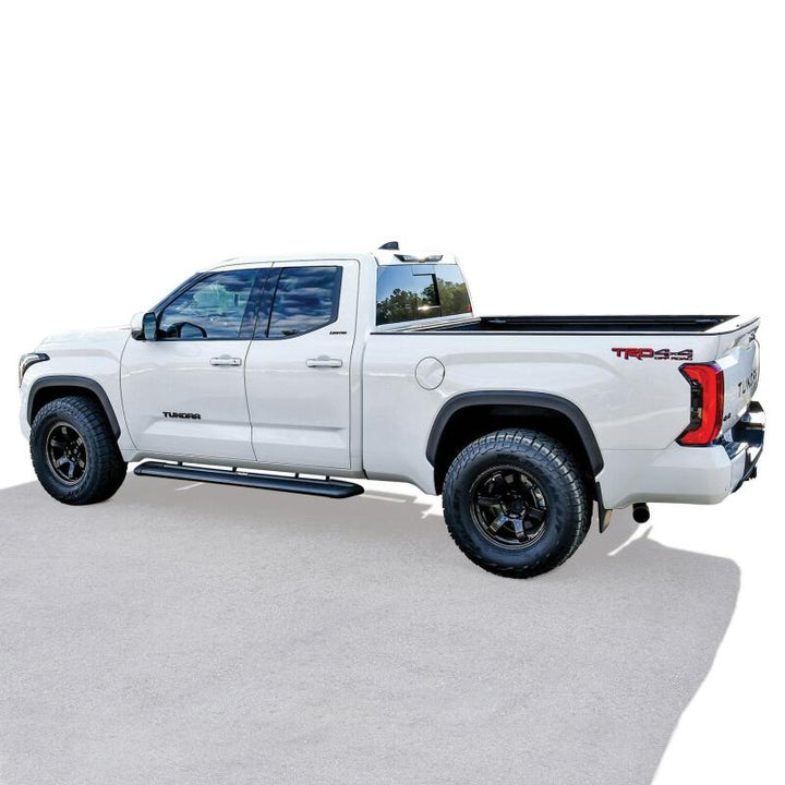 Westin Sure-Grip Aluminum Running Boards 79 in - Black - Bull Strap