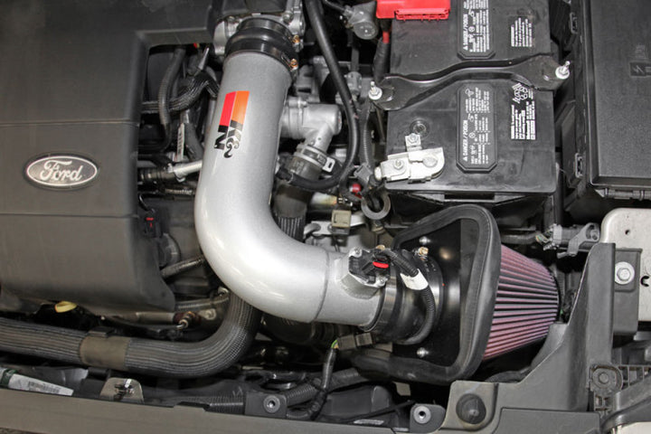 K&N 11 Ford Explorer 3.5L V6 Performance Intake Kit - Bull Strap