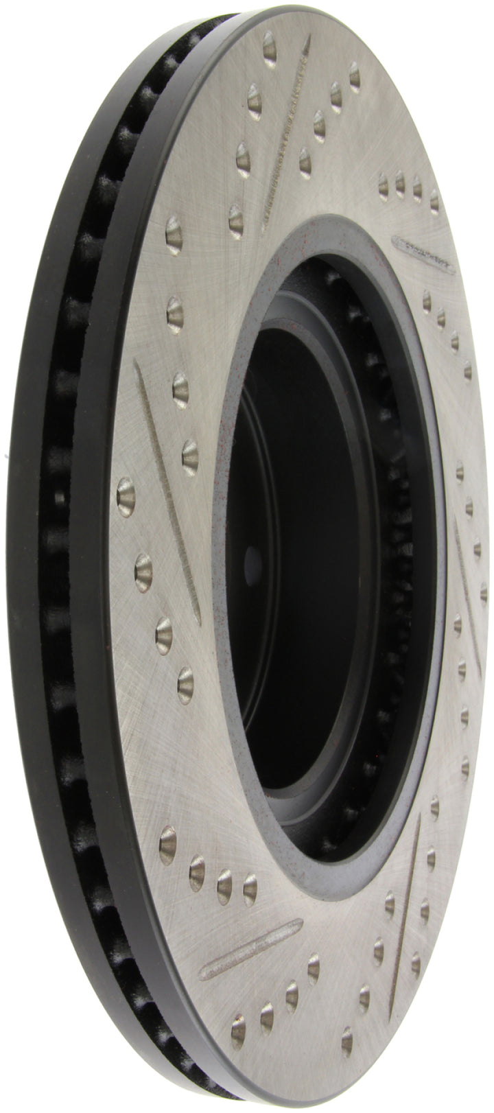 StopTech Slotted & Drilled Sport Brake Rotor - Bull Strap